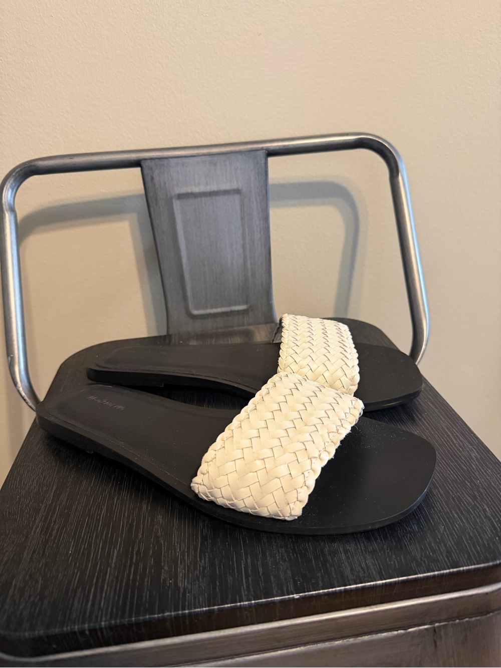 The Cora Woven Slide Sandal Madewell Sz 9